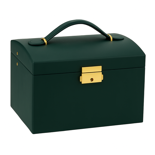 Boîte à bijoux en cuir multifonctionnelle