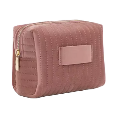 Trousse personnalisable en velours côtelé