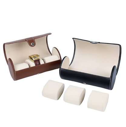 Étui à montres en cuir