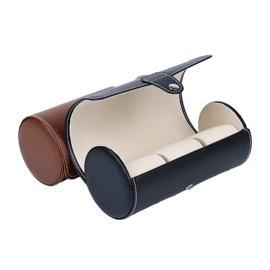 Étui à montres en cuir